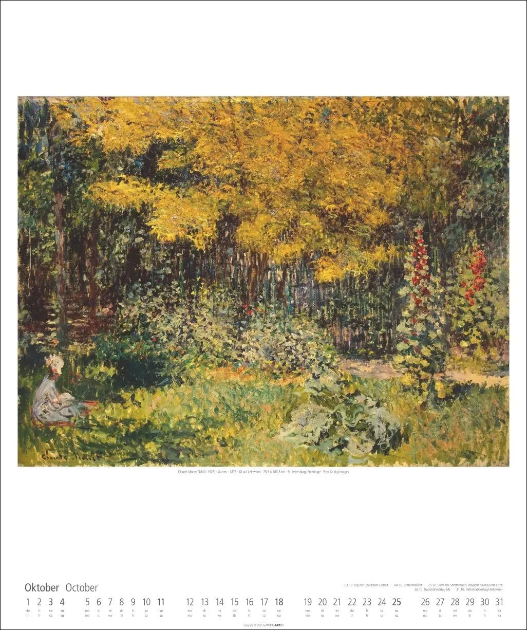 Bild: 9783839901793 | Claude Monet Im Garten Kalender 2026 | Claude Monet | Kalender | 14 S.