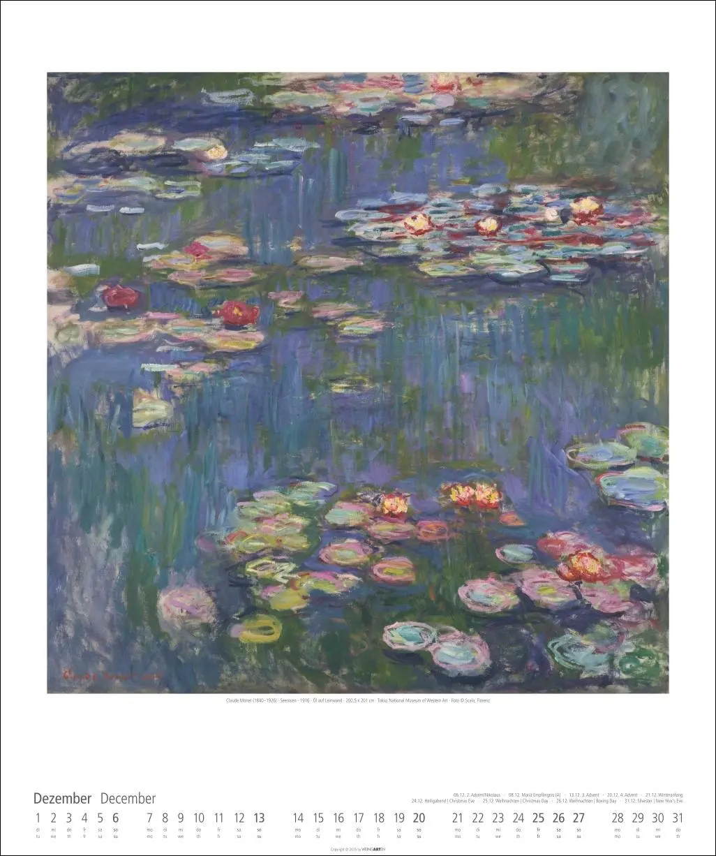 Bild: 9783839901793 | Claude Monet Im Garten Kalender 2026 | Claude Monet | Kalender | 14 S.