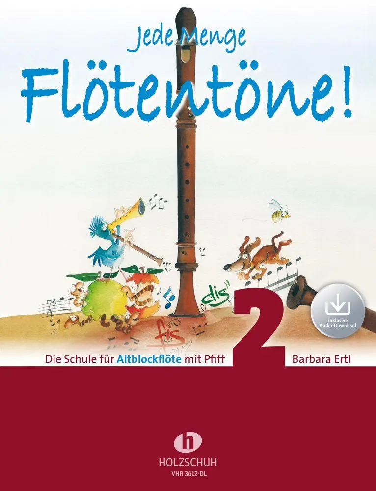 Cover: 9783864341793 | Jede Menge Flötentöne! 2 (mit Audio-Download) | Barbara Ertl | Buch