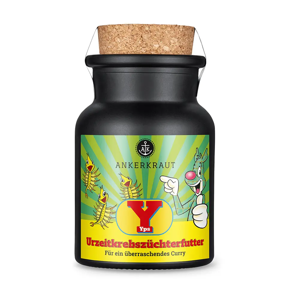 Urzeitkrebszüchterfutter (Yps), 80g im Korkenglas