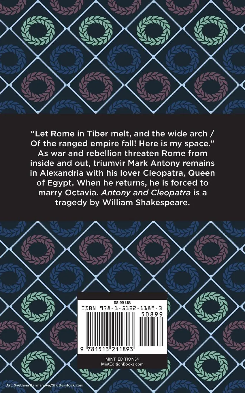 Rückseite: 9781513211893 | Antony and Cleopatra | William Shakespeare | Taschenbuch | Englisch