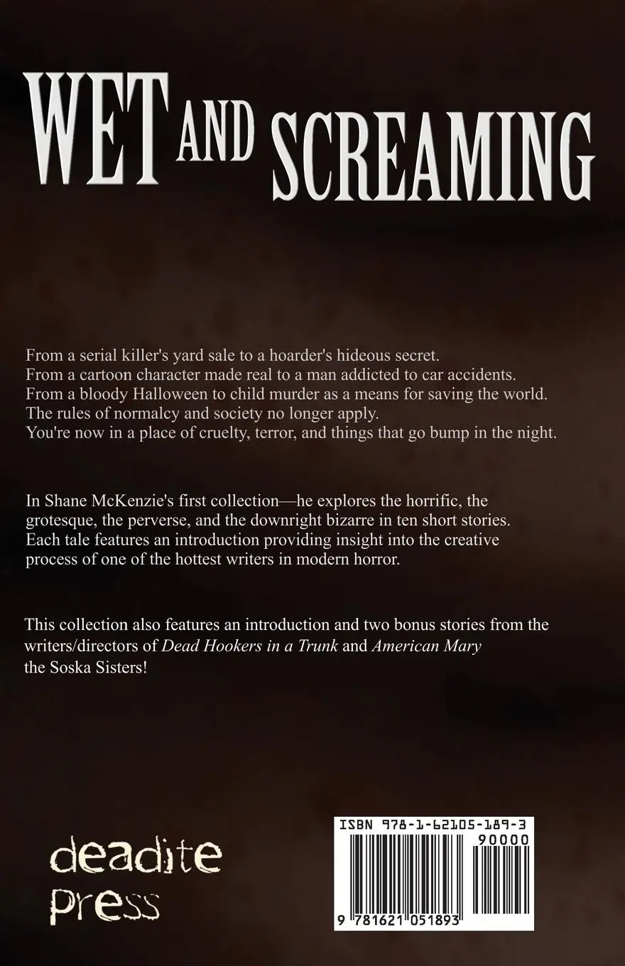 Rückseite: 9781621051893 | Wet and Screaming | Shane Mckenzie | Taschenbuch | Englisch | 2015