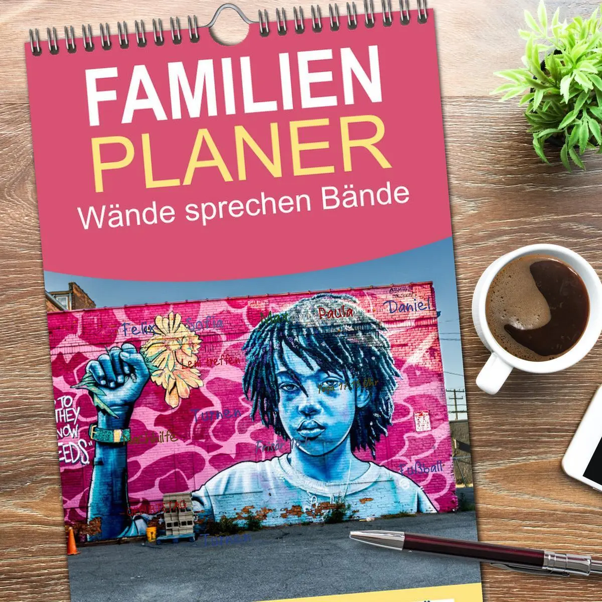 Bild: 9783516601893 | Familienplaner 2026 - Wände sprechen Bände mit 5 Spalten...