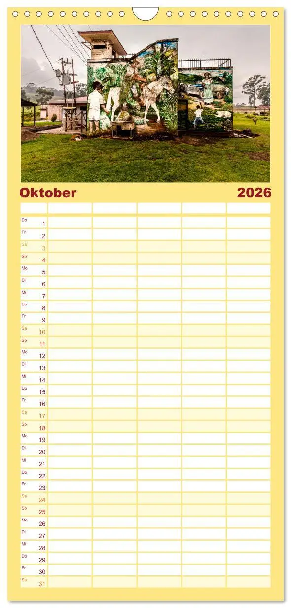 Bild: 9783516601893 | Familienplaner 2026 - Wände sprechen Bände mit 5 Spalten...