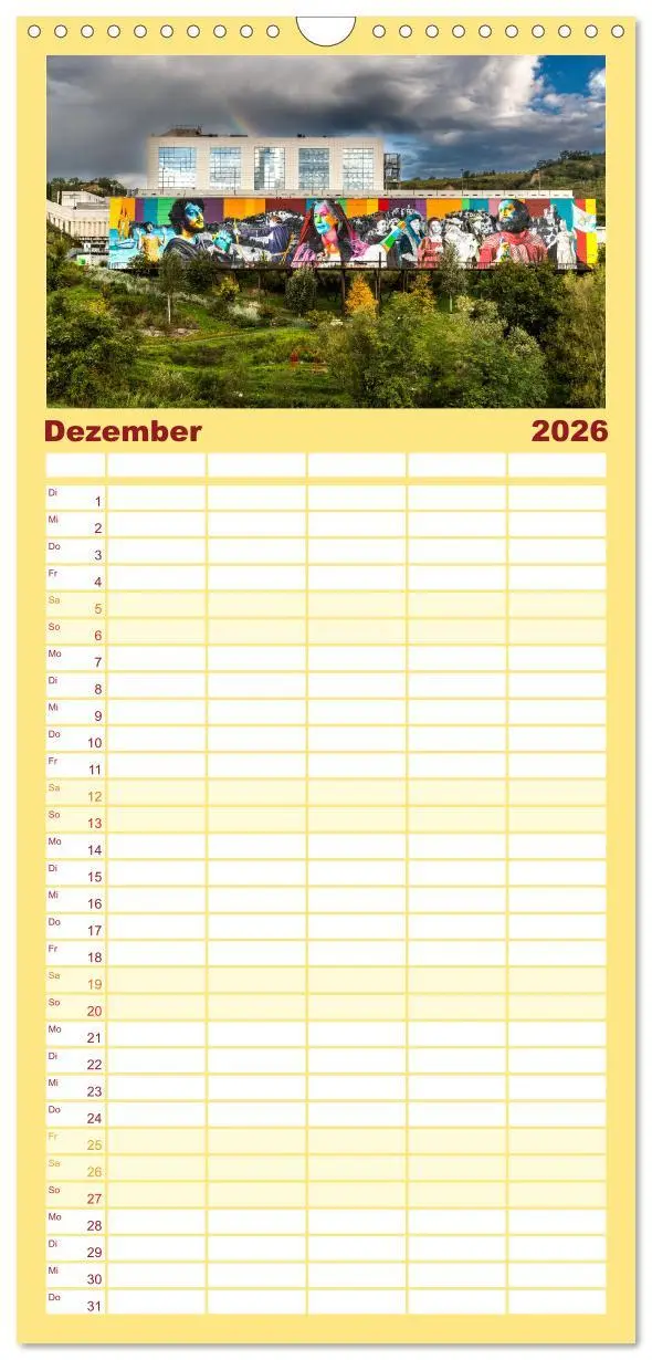 Bild: 9783516601893 | Familienplaner 2026 - Wände sprechen Bände mit 5 Spalten...