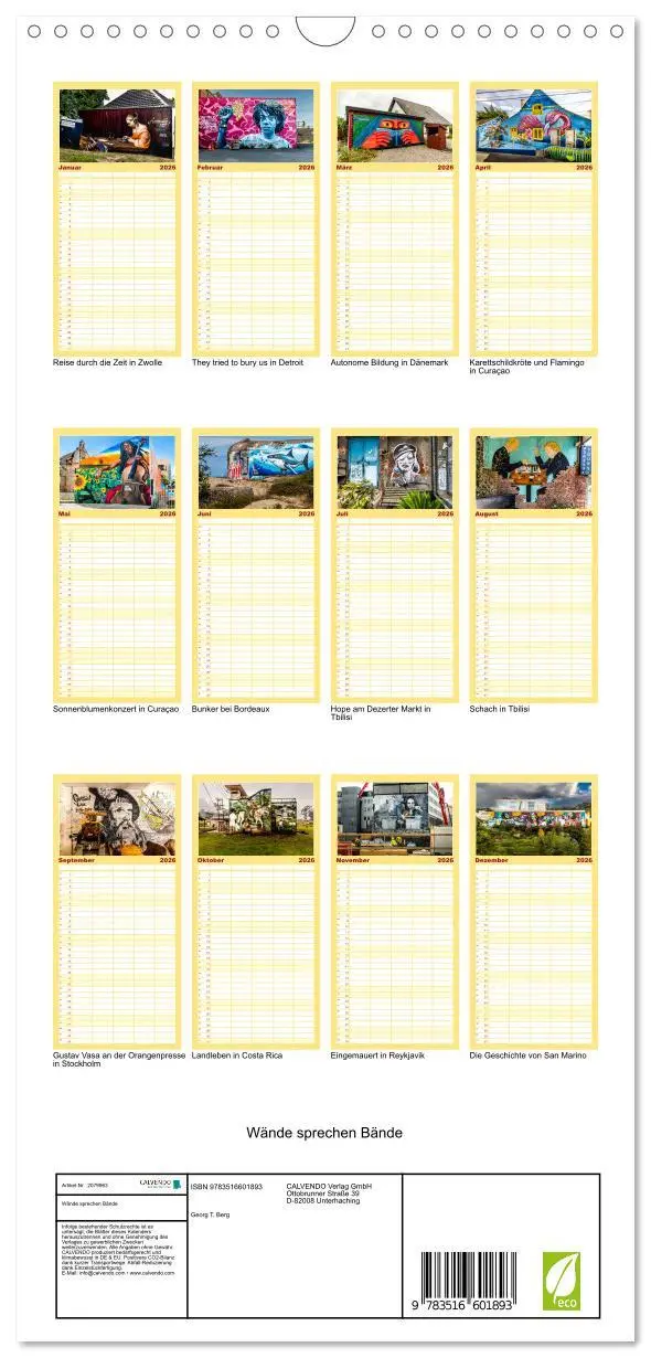 Bild: 9783516601893 | Familienplaner 2026 - Wände sprechen Bände mit 5 Spalten...