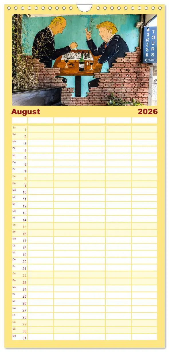 Bild: 9783516601893 | Familienplaner 2026 - Wände sprechen Bände mit 5 Spalten...