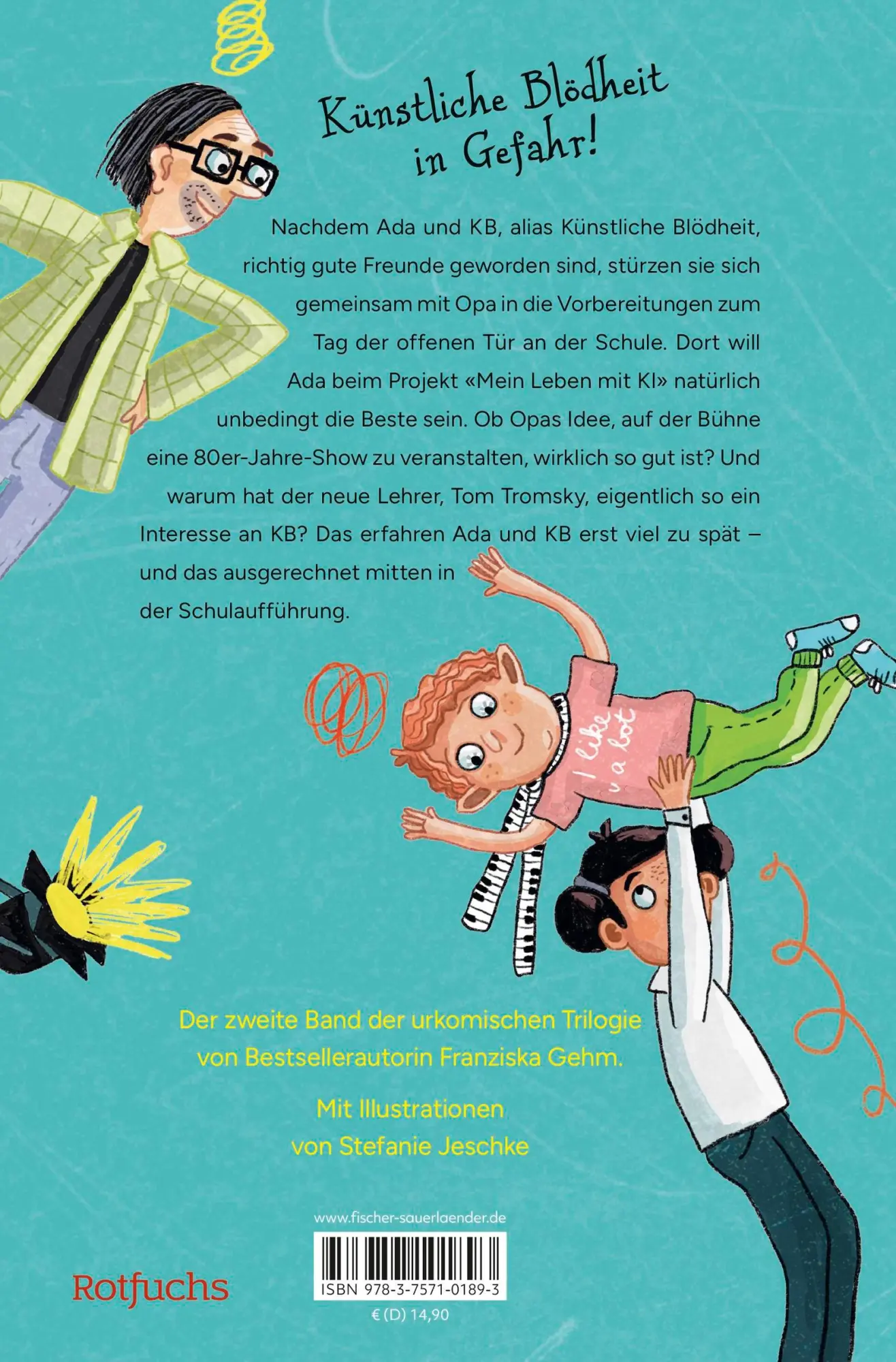 Rückseite: 9783757101893 | Ada und die Künstliche Blödheit | Franziska Gehm | Buch | 208 S.