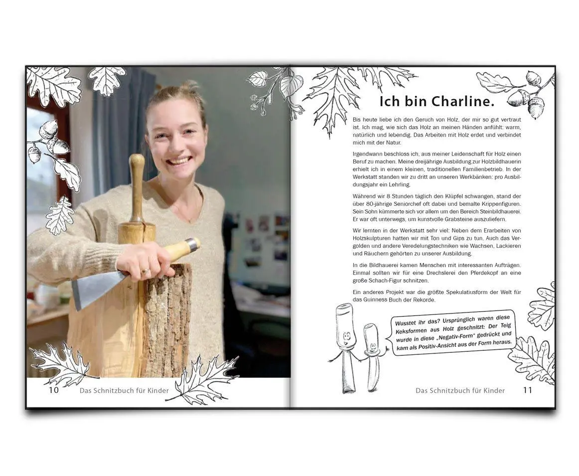 Bild: 9783990821893 | Das Schnitzbuch für Kinder - Mit Holzbildhauerei | Charline Alcantara