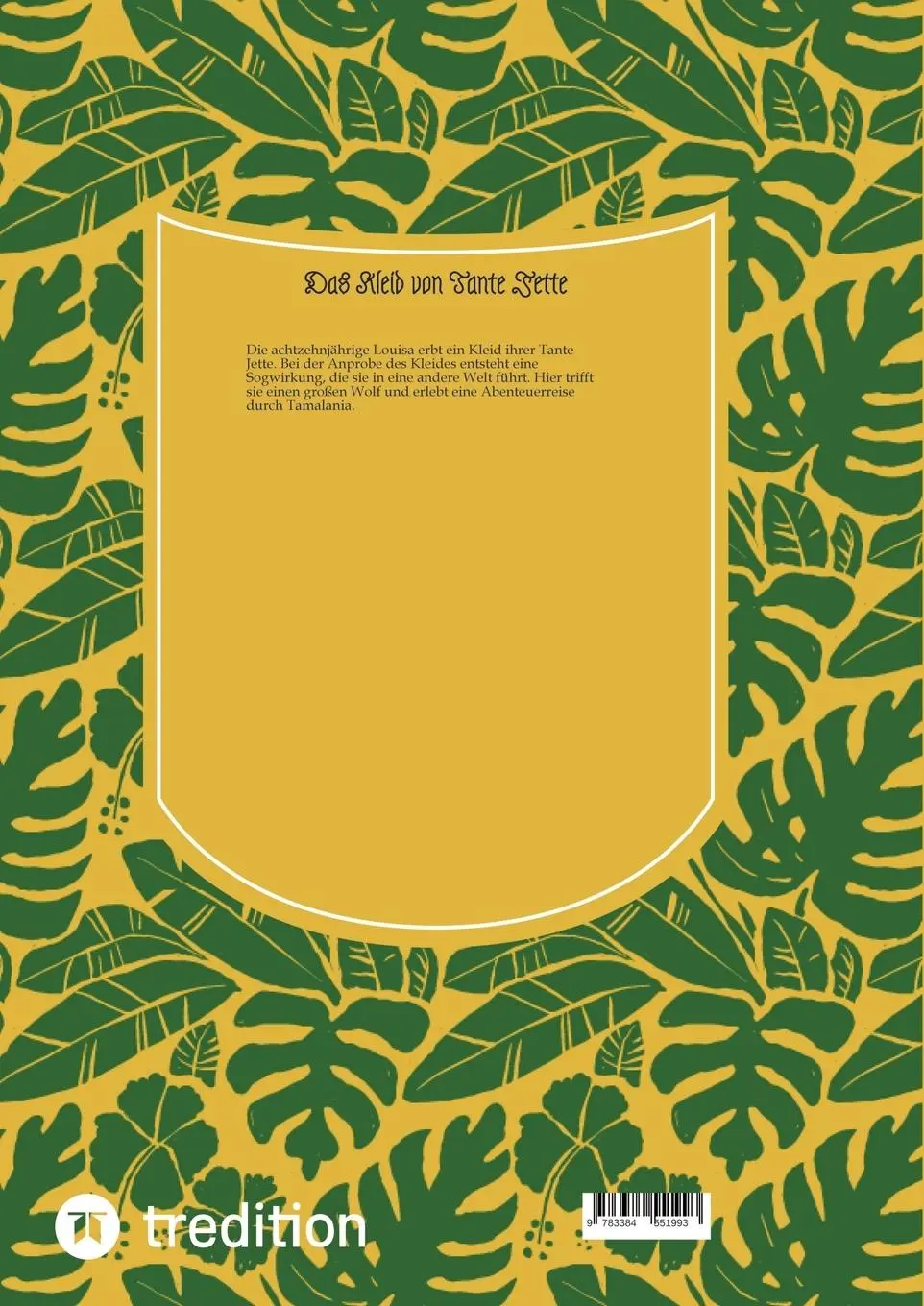 Rückseite: 9783384551993 | Das Kleid von Tante Jette | Ein neues Märchen | Ohlmann | Taschenbuch