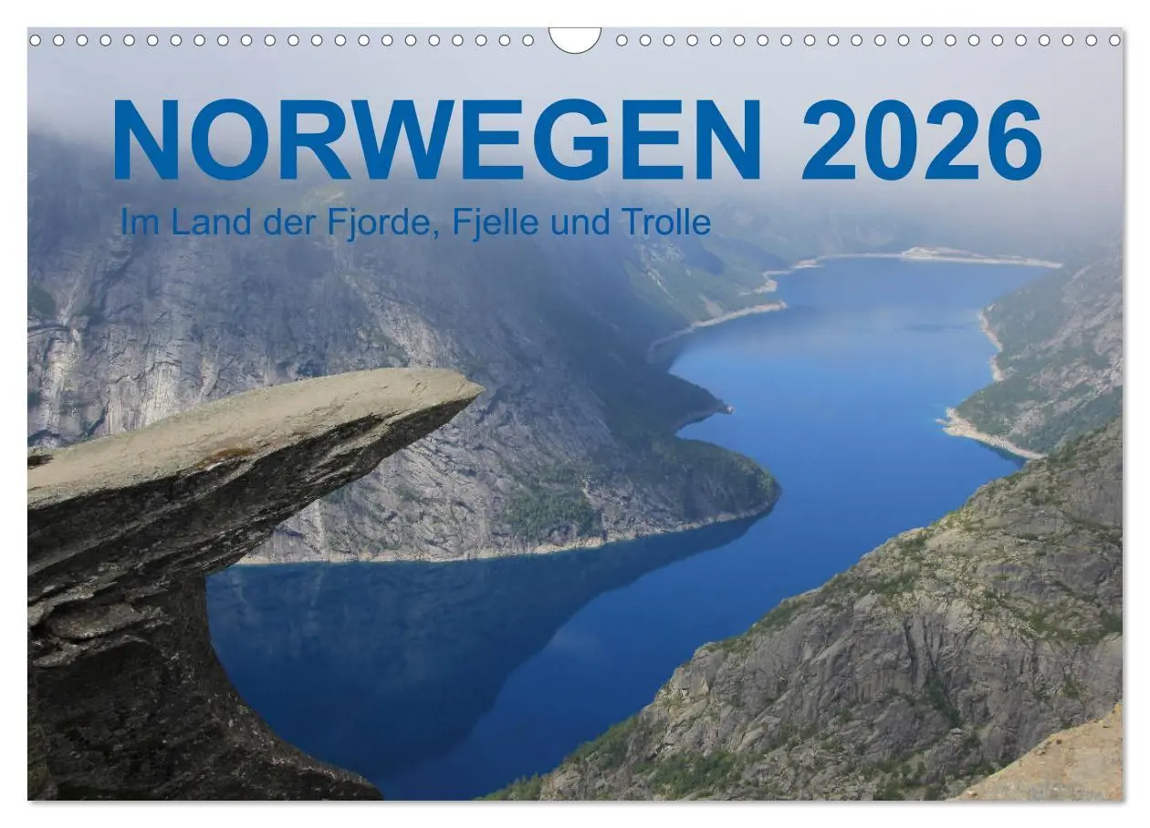 Cover: 9783457811993 | Norwegen 2026 - Im Land der Fjorde, Fjelle und Trolle (Wandkalender...