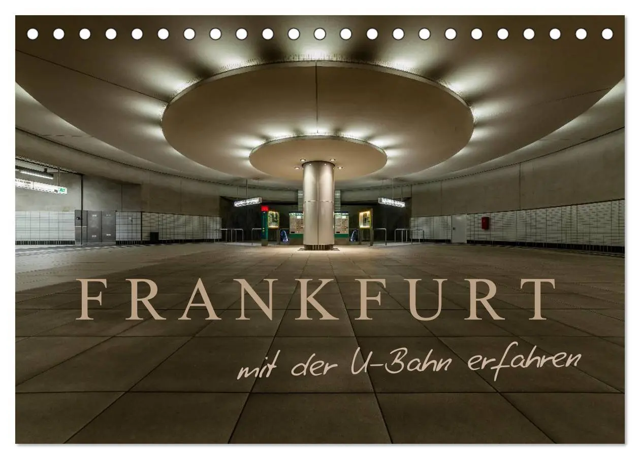 Cover: 9783457981993 | Frankfurt - mit der U-Bahn erfahren (Tischkalender 2026 DIN A5...