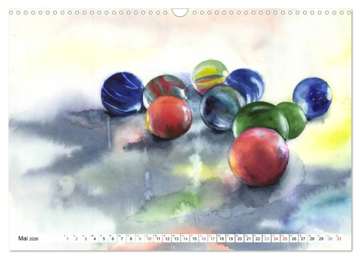 Bild: 9783516071993 | Stillleben Aquarelle (Wandkalender 2026 DIN A3 quer), CALVENDO...