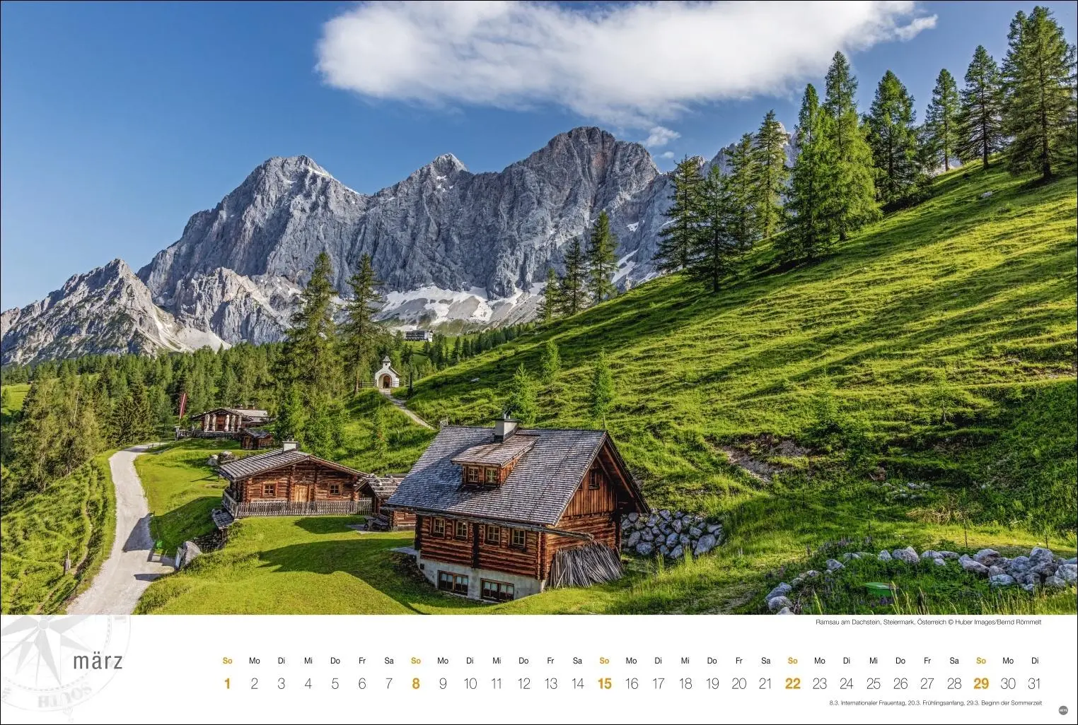 Bild: 9783756411993 | Österreich Globetrotter Kalender 2026 - Von weiter Bergwelt und...