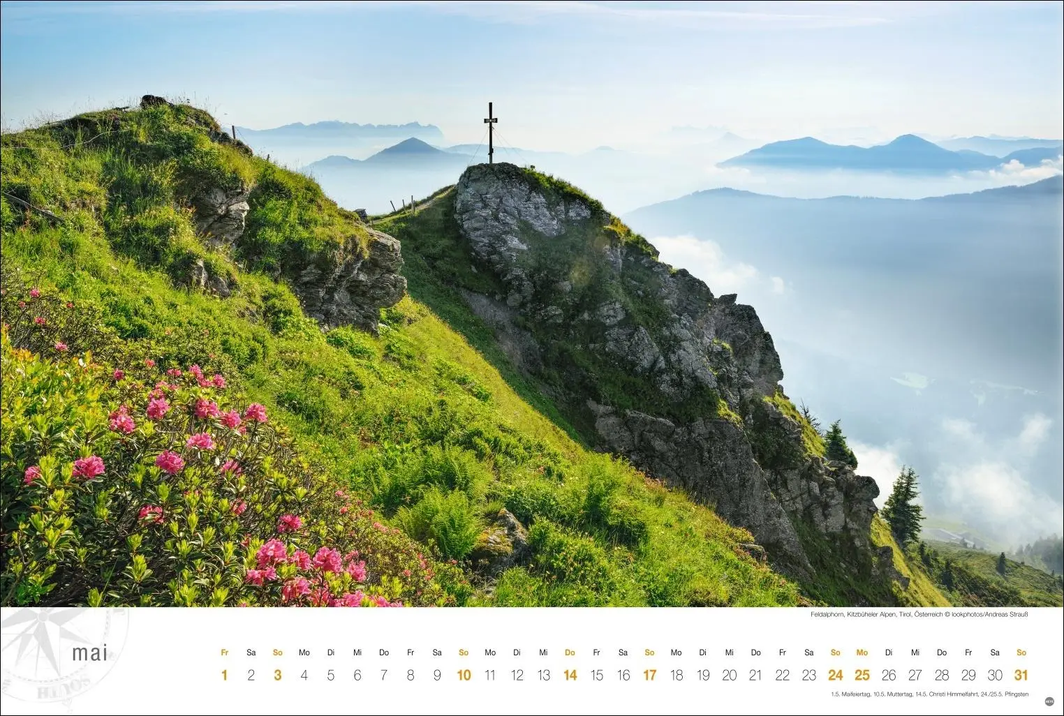 Bild: 9783756411993 | Österreich Globetrotter Kalender 2026 - Von weiter Bergwelt und...