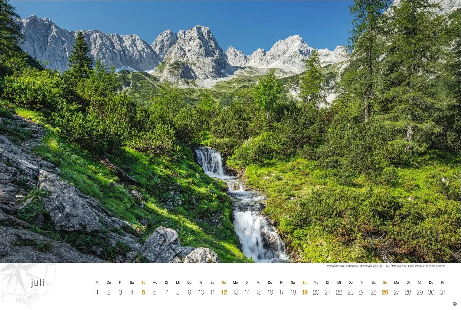 Bild: 9783756411993 | Österreich Globetrotter Kalender 2026 - Von weiter Bergwelt und...