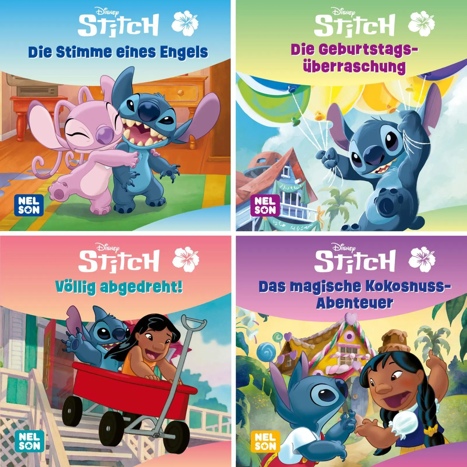 Cover: 9783845131993 | 4er-Set Maxi-Mini 61: Disney Stitch | Taschenbuch | Nelson Maxi-Mini