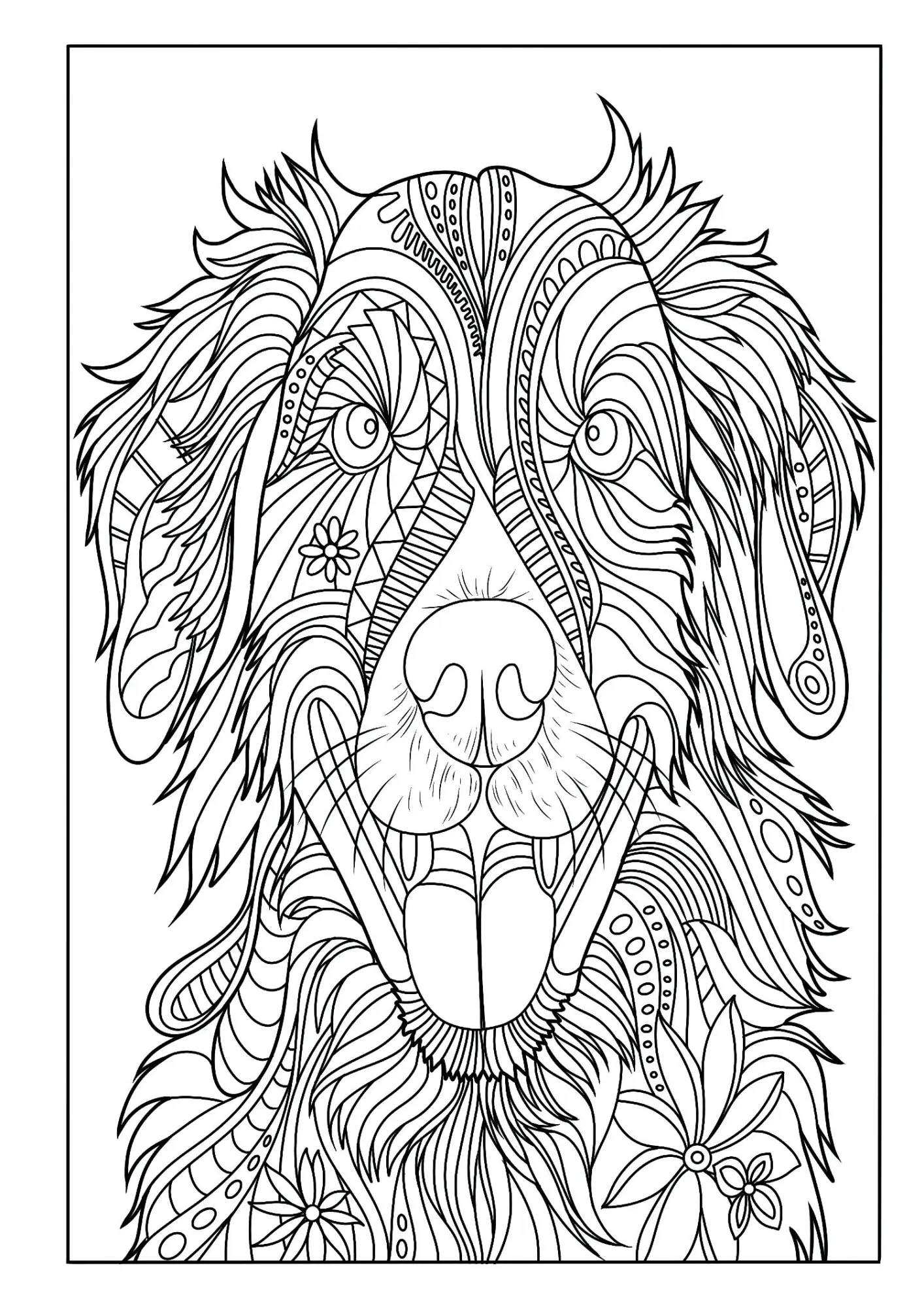 Bild: 9783986571993 | Mandala Malbuch Hunde für Kinder ab 8 Jahren mit 50 schönen...