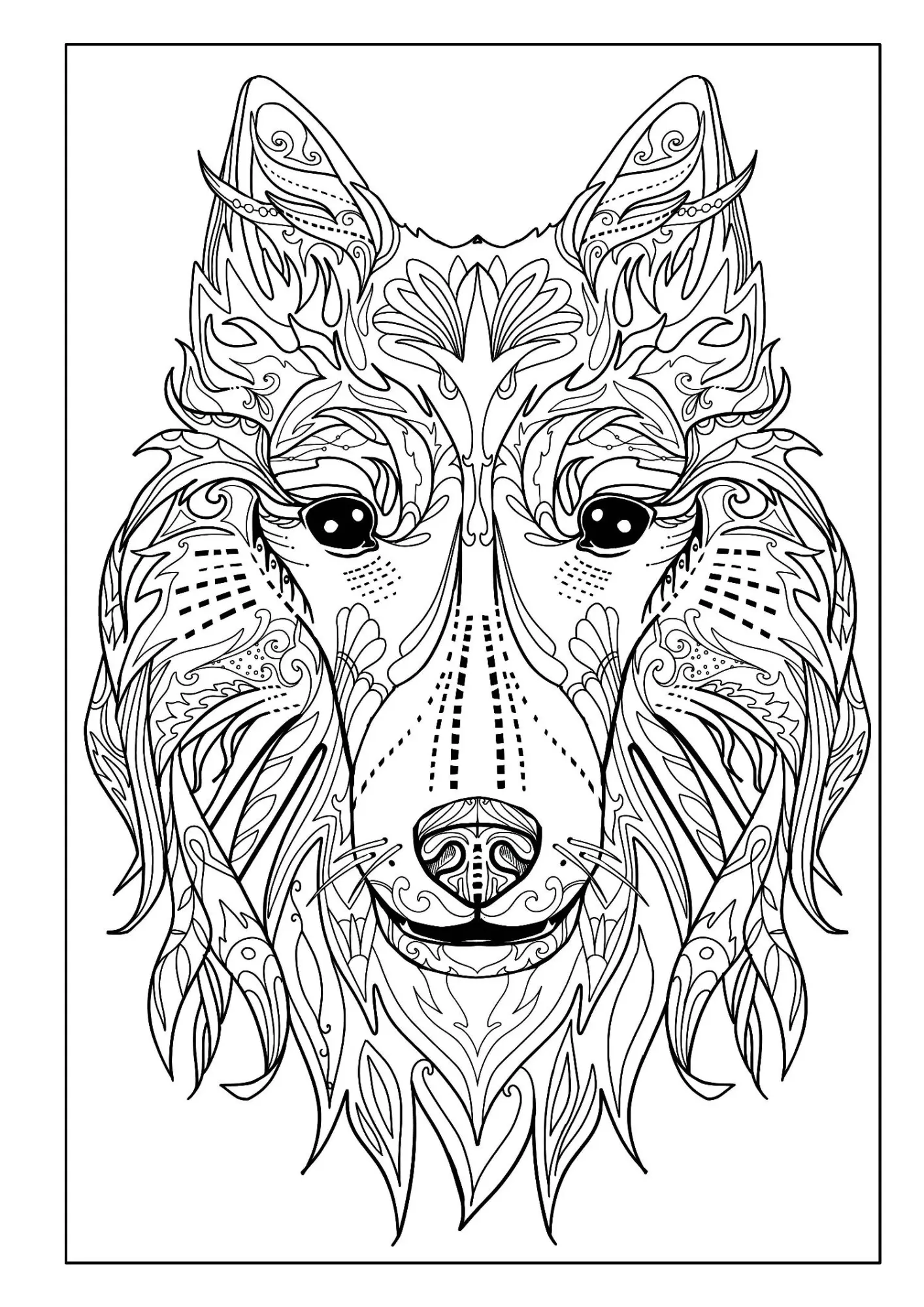 Bild: 9783986571993 | Mandala Malbuch Hunde für Kinder ab 8 Jahren mit 50 schönen...
