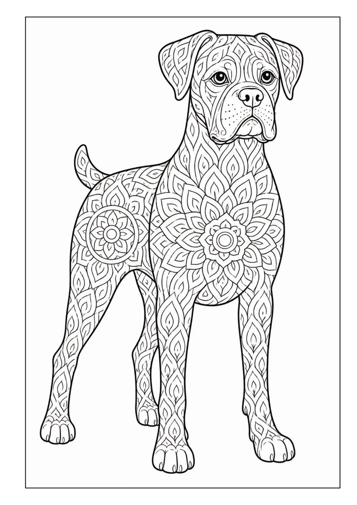 Bild: 9783986571993 | Mandala Malbuch Hunde für Kinder ab 8 Jahren mit 50 schönen...