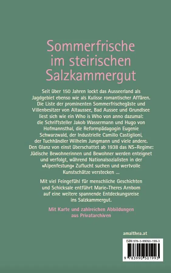 Rückseite: 9783990501993 | Die Villen vom Ausseerland | Wenn Häuser Geschichten erzählen | Arnbom