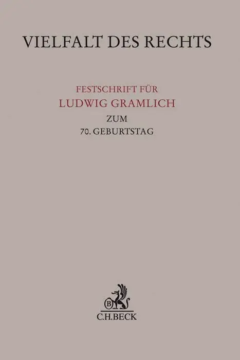 Cover: 9783406762093 | Vielfalt des Rechts | Eckhard Flohr (u. a.) | Buch | X | Deutsch