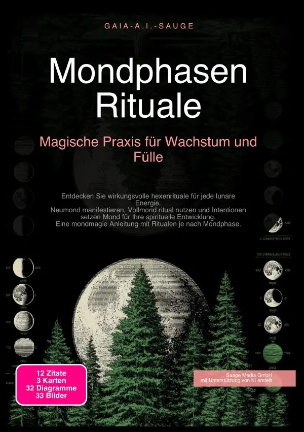 Cover: 9783565092093 | Mondphasen Rituale: Magische Praxis für Wachstum und Fülle | Sauge