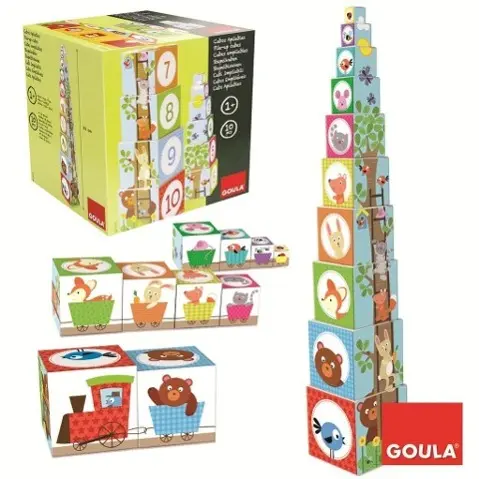 Cover: 8410446552193 | Goula Stapelturm Tiere | 10 Teile | Spiel | 55219 | Deutsch | 2013