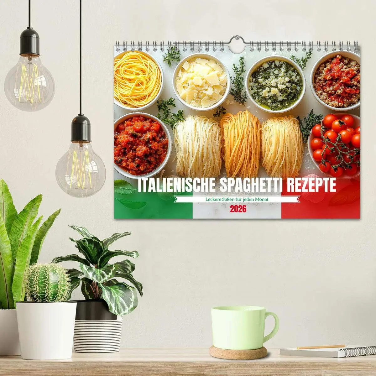 Bild: 9783457312193 | Italienische Spaghetti Rezepte - Leckere Soßen für jeden Monat...