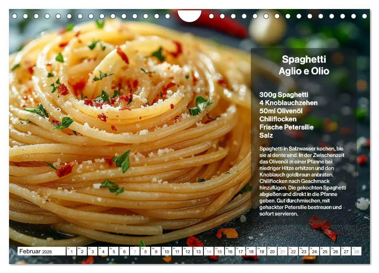 Bild: 9783457312193 | Italienische Spaghetti Rezepte - Leckere Soßen für jeden Monat...