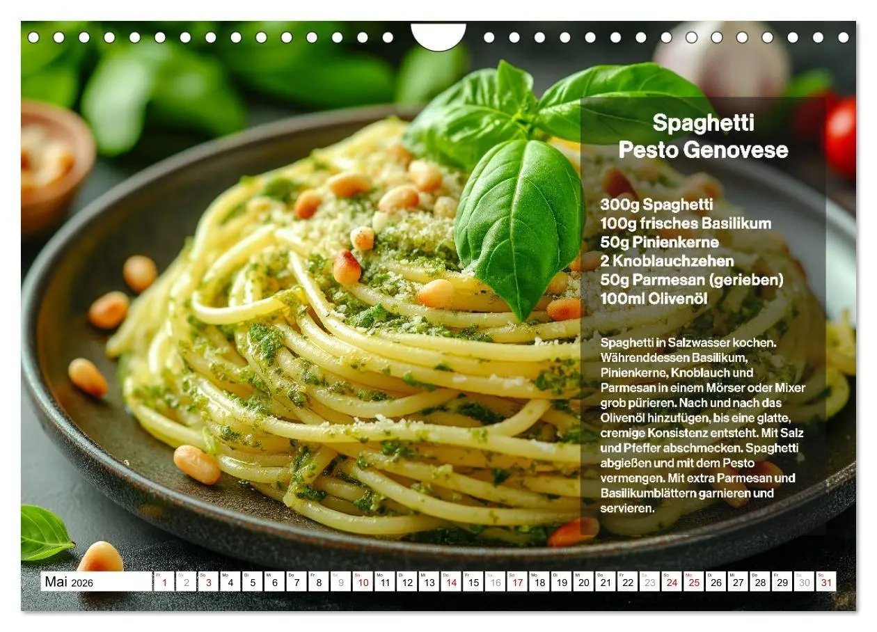 Bild: 9783457312193 | Italienische Spaghetti Rezepte - Leckere Soßen für jeden Monat...