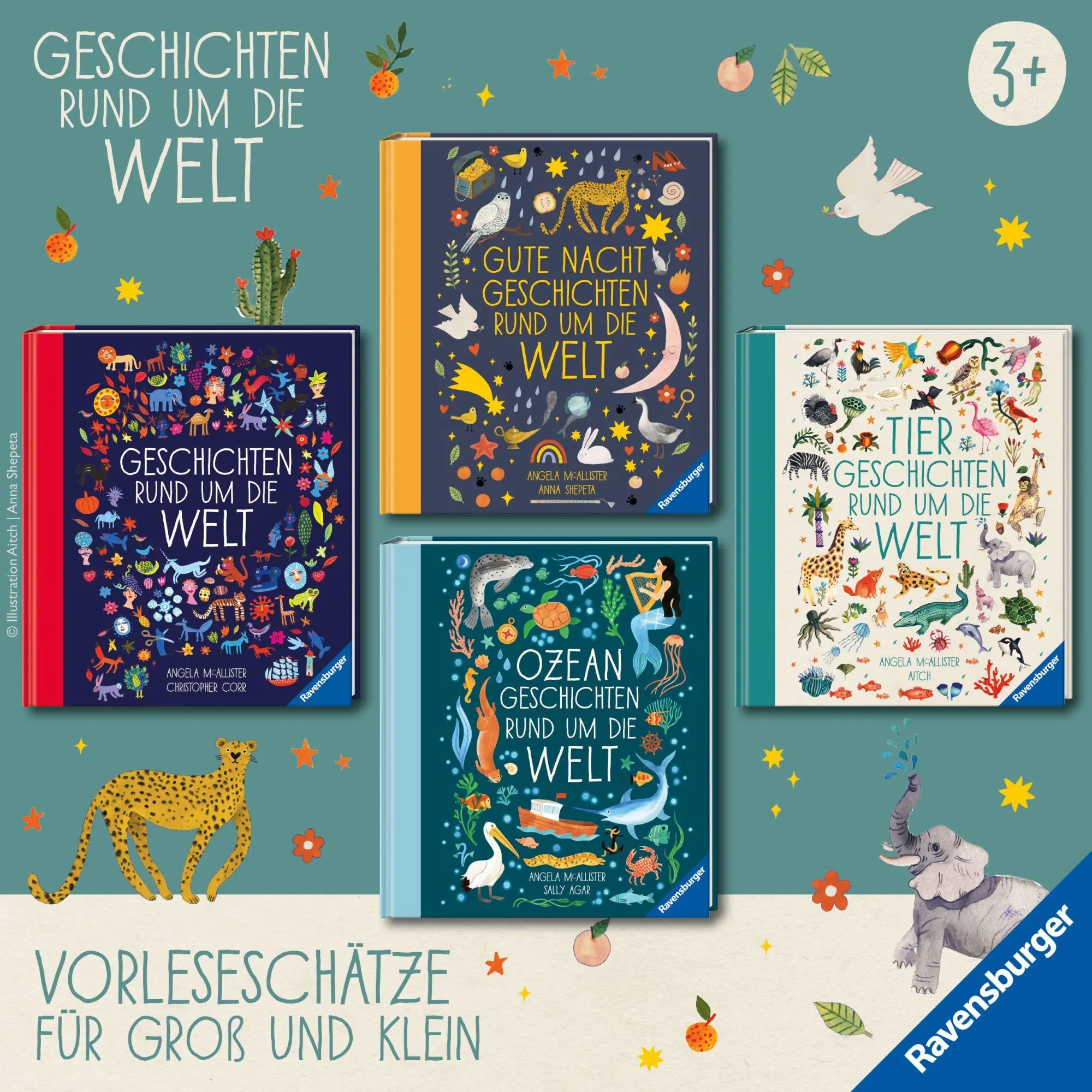 Bild: 9783473462193 | Gutenachtgeschichten rund um die Welt | Angela Mc Allister | Buch