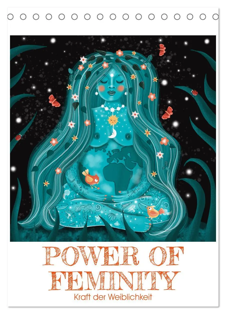 Cover: 9783516332193 | POWER OF FEMINITY - Kraft der Weiblichkeit (Tischkalender 2026 DIN...