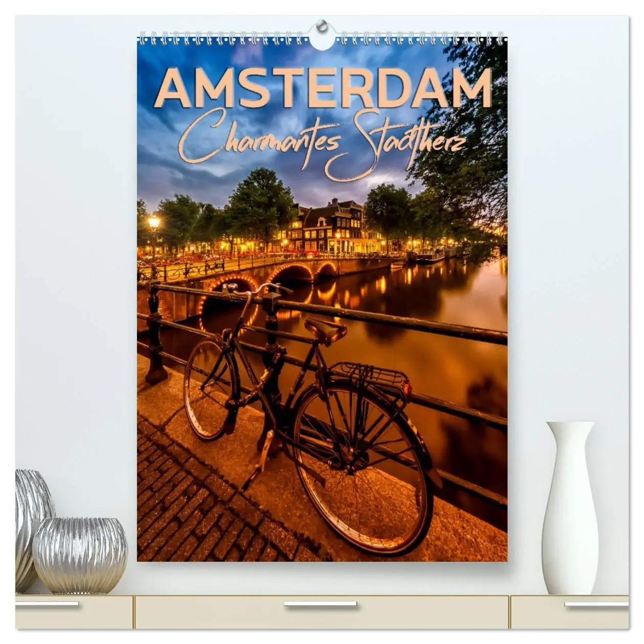 Cover: 9783516402193 | AMSTERDAM Charmantes Stadtherz (hochwertiger Premium Wandkalender...
