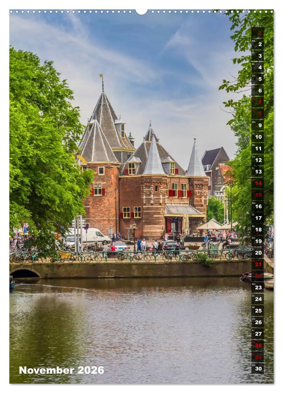 Bild: 9783516402193 | AMSTERDAM Charmantes Stadtherz (hochwertiger Premium Wandkalender...