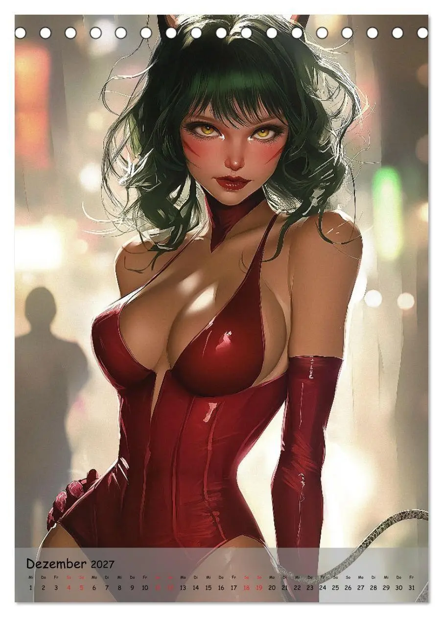 Bild: 9783569042193 | Die Manga Girls (Tischkalender 2027 DIN A5 hoch), CALVENDO...