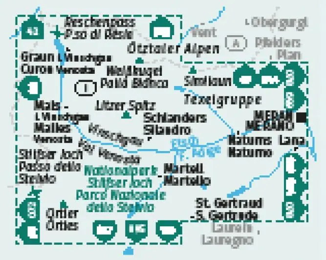 Bild: 9783991542193 | KOMPASS Wanderkarten-Set 670 Vinschgau / Val Venosta (3 Karten)...