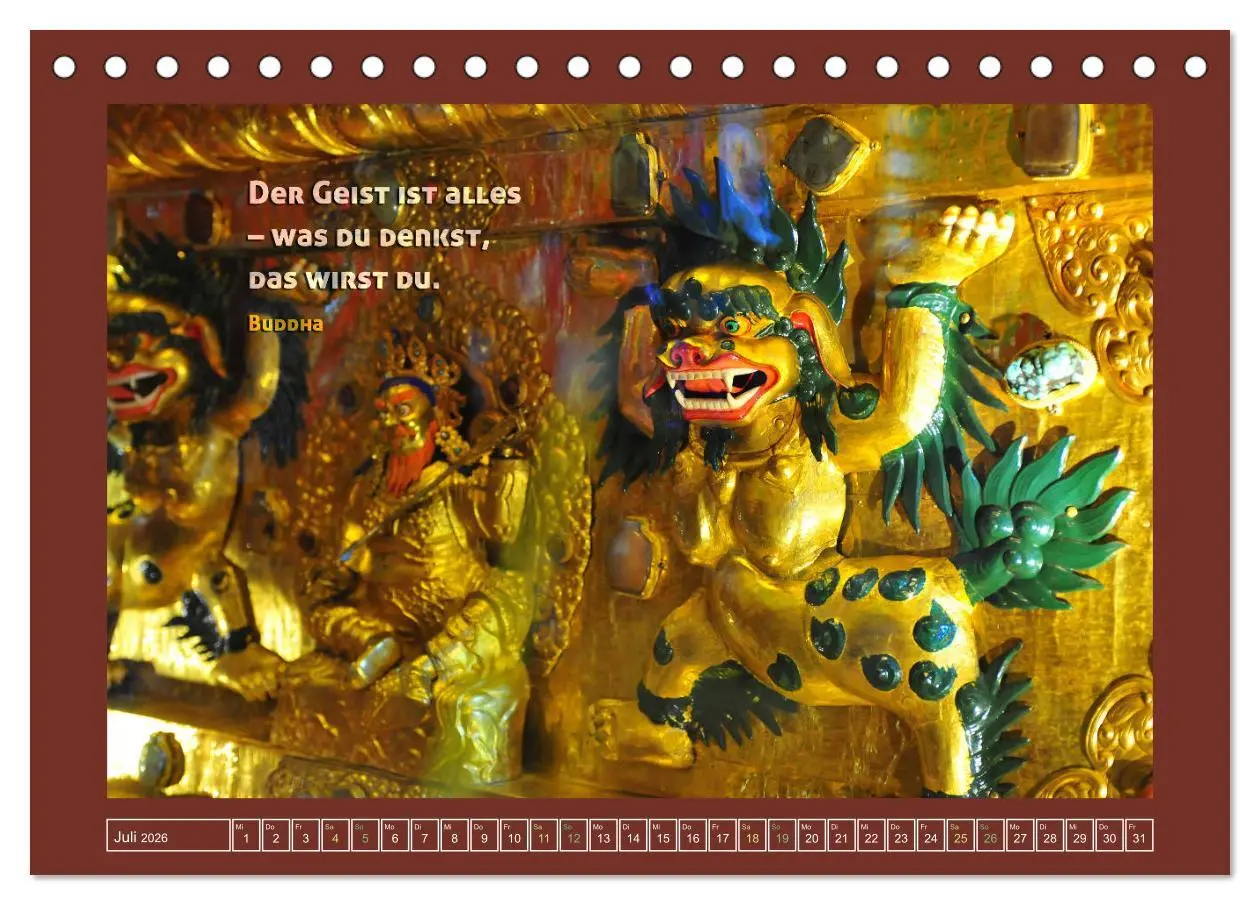 Bild: 9783457302293 | Tibet - Tibet - Tibet 2026 (Tischkalender 2026 DIN A5 quer),...
