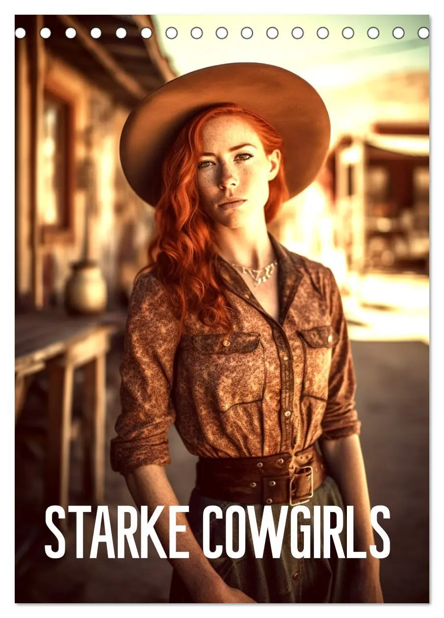 Cover: 9783516322293 | Starke Cowgirls (Tischkalender 2026 DIN A5 hoch), CALVENDO...
