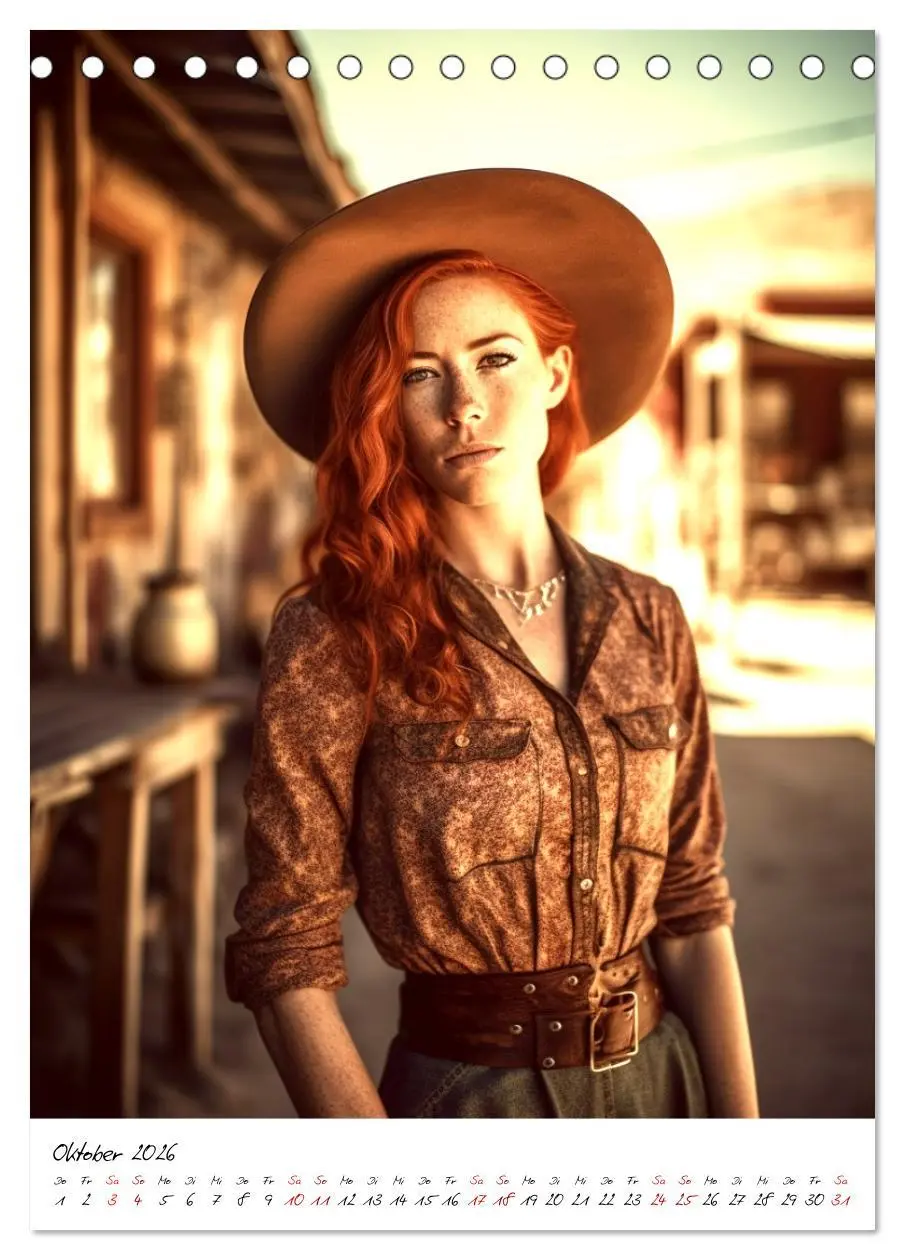 Bild: 9783516322293 | Starke Cowgirls (Tischkalender 2026 DIN A5 hoch), CALVENDO...