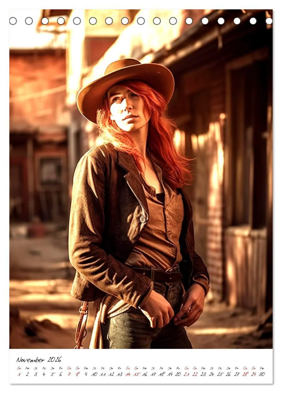Bild: 9783516322293 | Starke Cowgirls (Tischkalender 2026 DIN A5 hoch), CALVENDO...