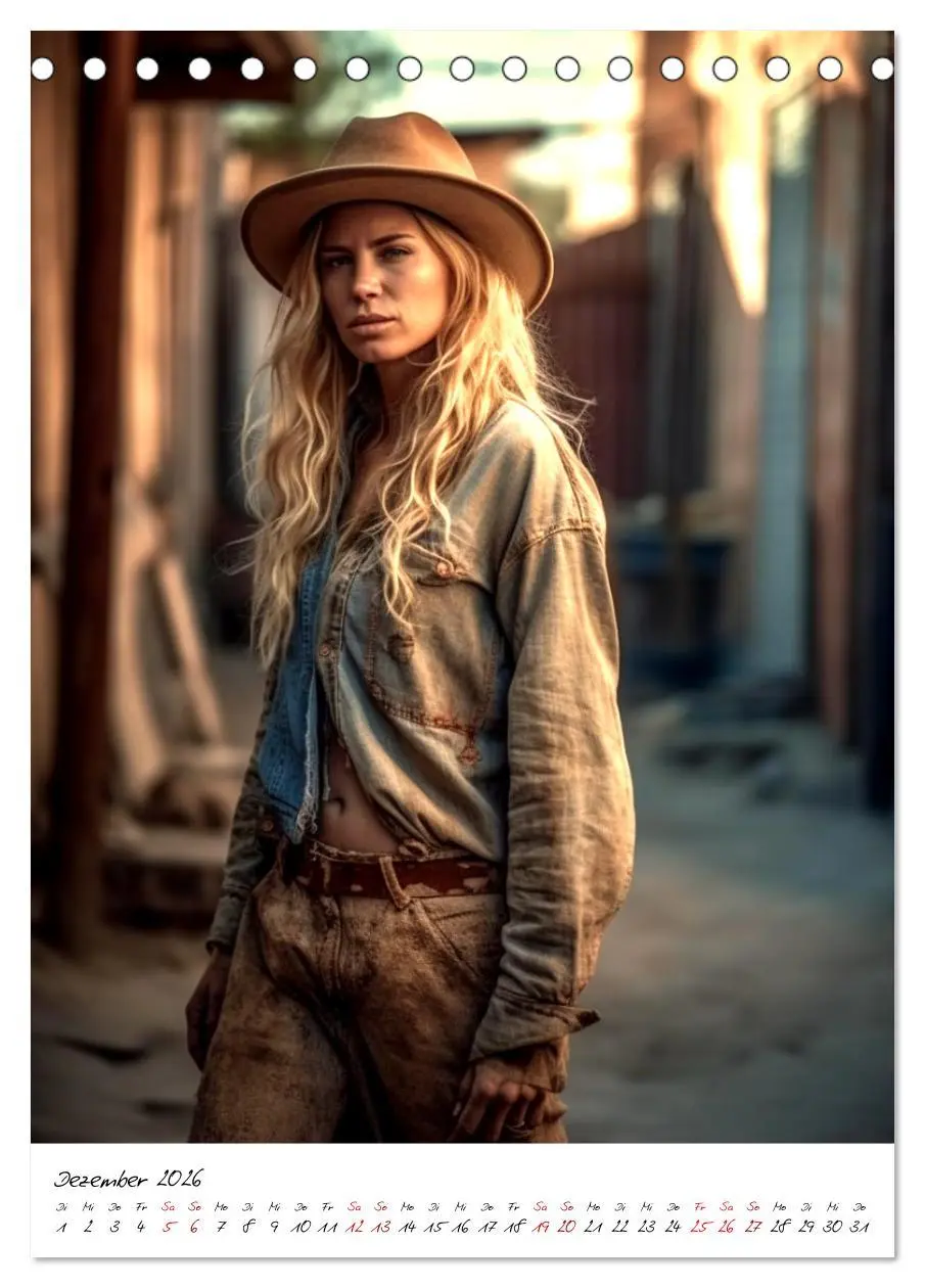 Bild: 9783516322293 | Starke Cowgirls (Tischkalender 2026 DIN A5 hoch), CALVENDO...