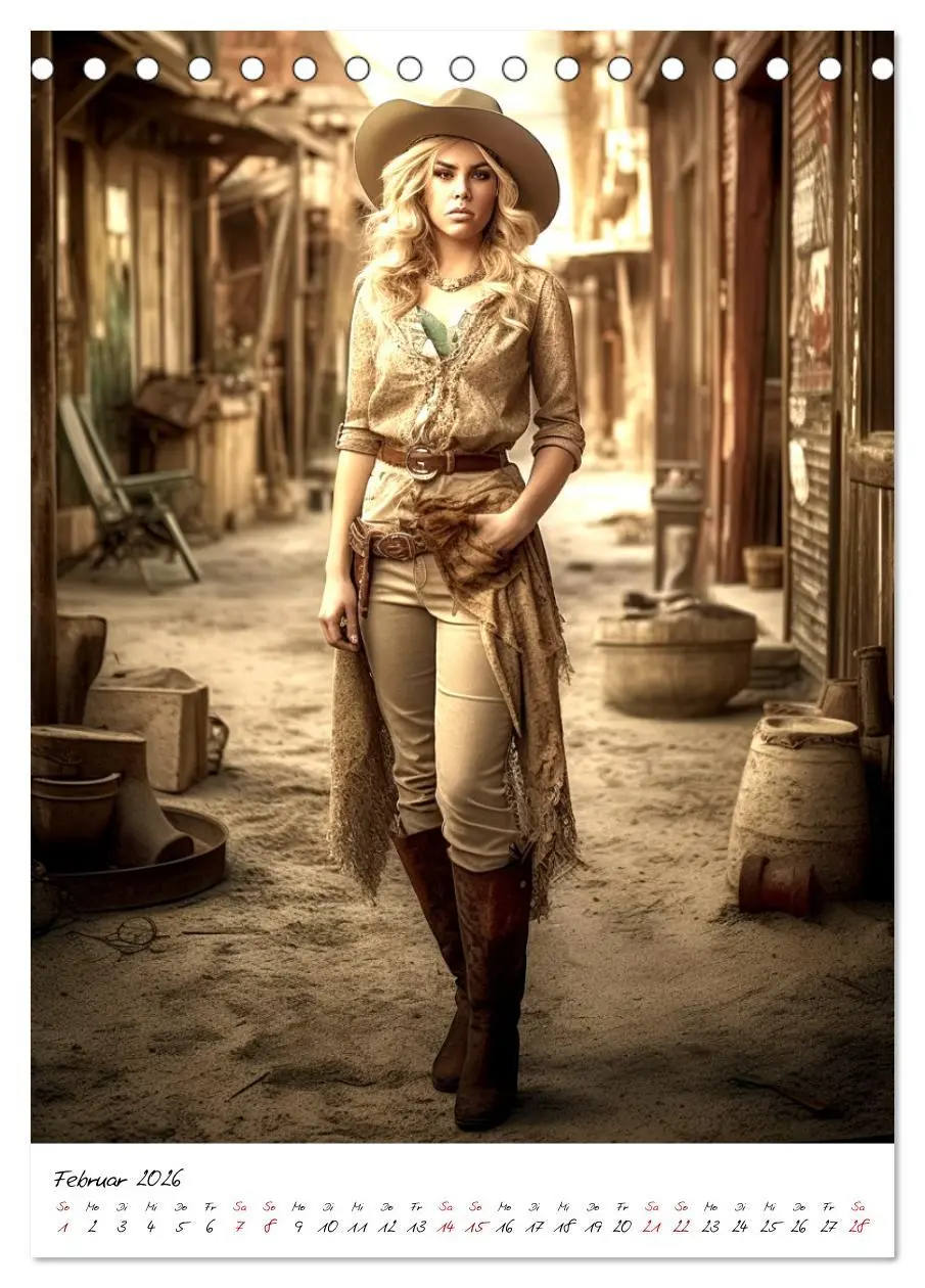 Bild: 9783516322293 | Starke Cowgirls (Tischkalender 2026 DIN A5 hoch), CALVENDO...