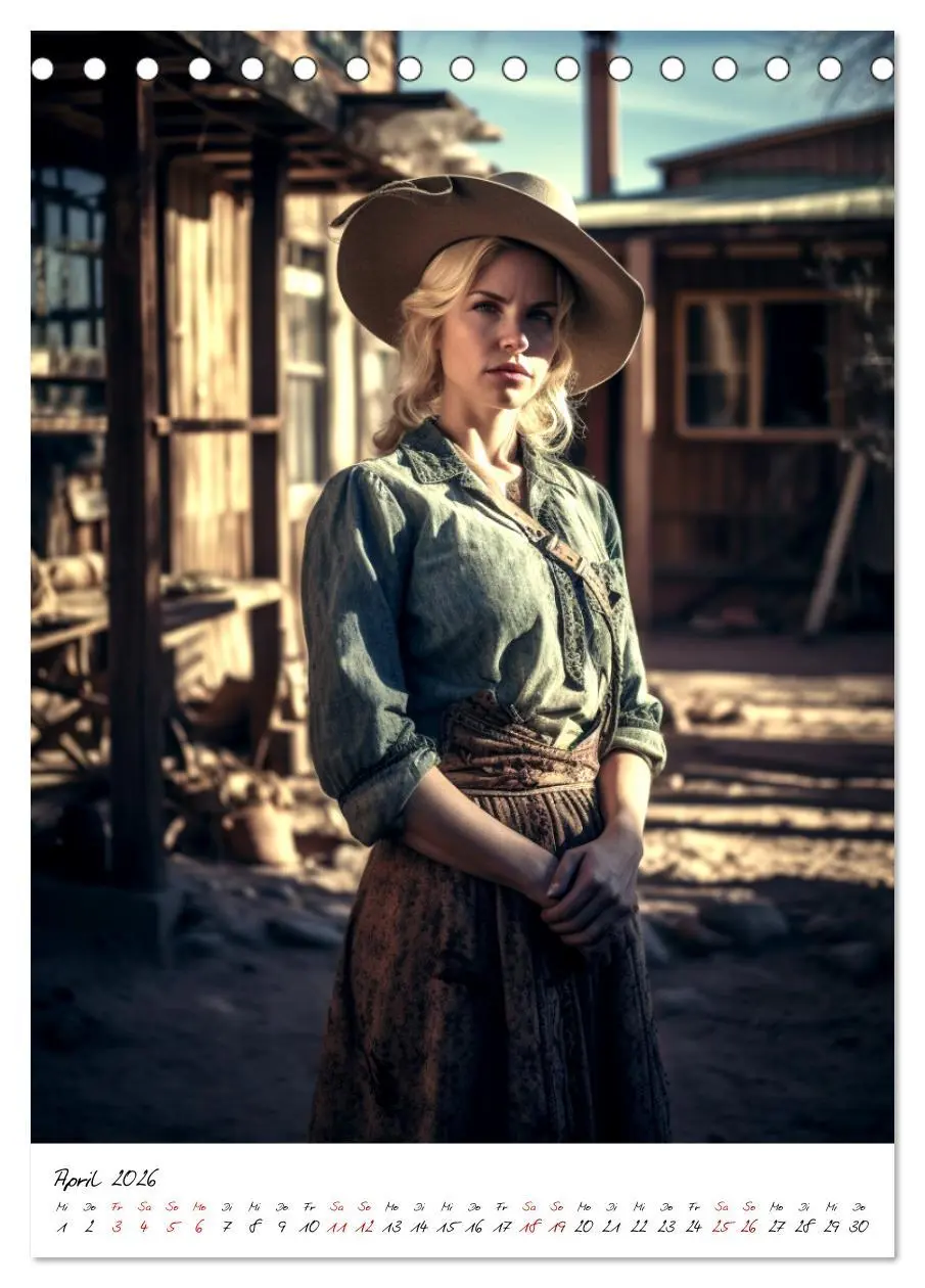 Bild: 9783516322293 | Starke Cowgirls (Tischkalender 2026 DIN A5 hoch), CALVENDO...