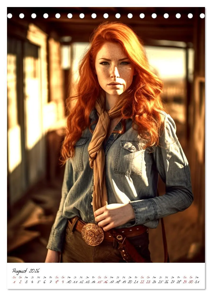 Bild: 9783516322293 | Starke Cowgirls (Tischkalender 2026 DIN A5 hoch), CALVENDO...