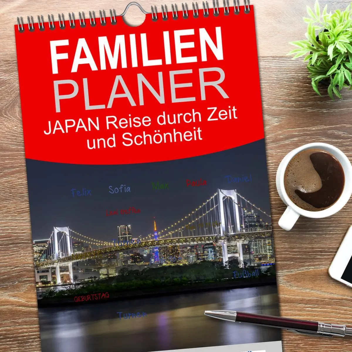Bild: 9783516492293 | Familienplaner 2026 - JAPAN Reise durch Zeit und Schönheit mit 5...
