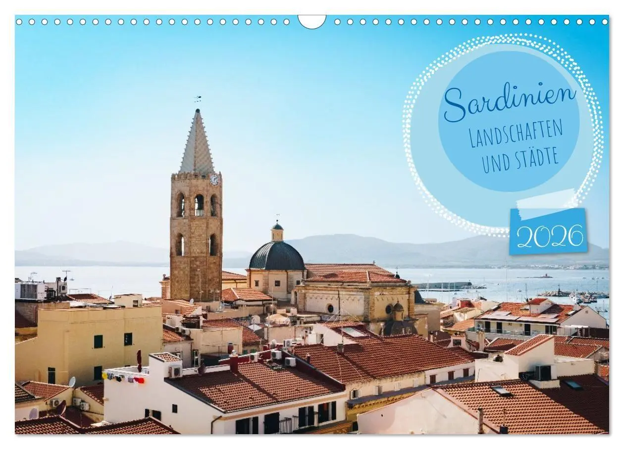 Cover: 9783516702293 | Sardinien. Schöne Landschaften und bunte Städte. (Wandkalender 2026...