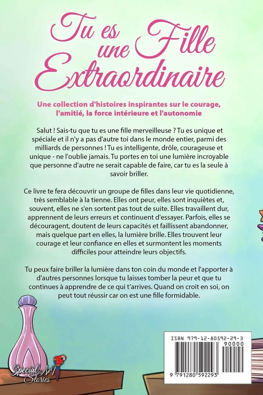 Rückseite: 9791280592293 | Tu es une Fille Extraordinaire | Special Art Stories (u. a.) | Buch