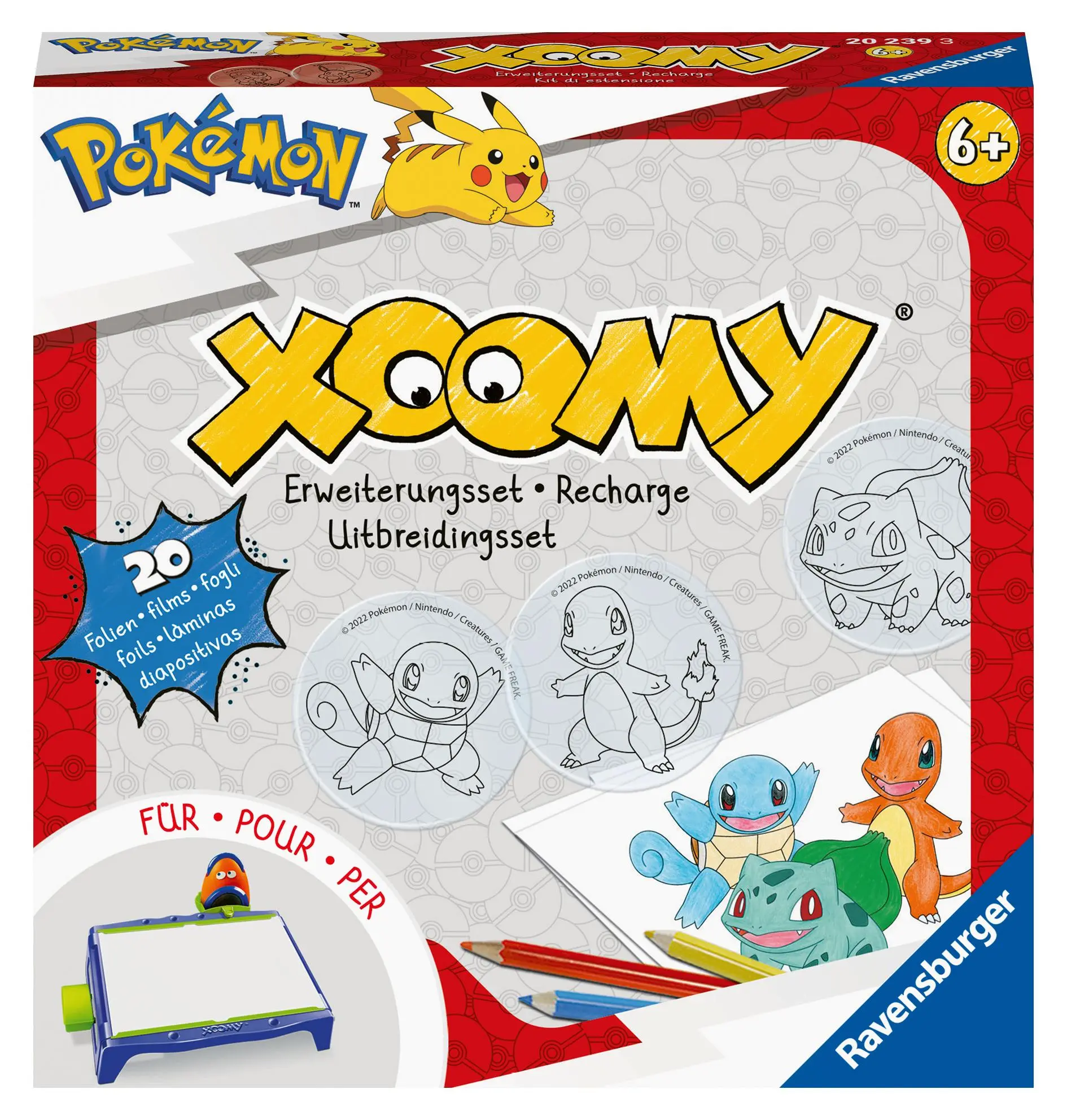 Cover: 4005556202393 | Ravensburger Xoomy Erweiterungsset Pokémon 20239 | Spiel | Xoomy