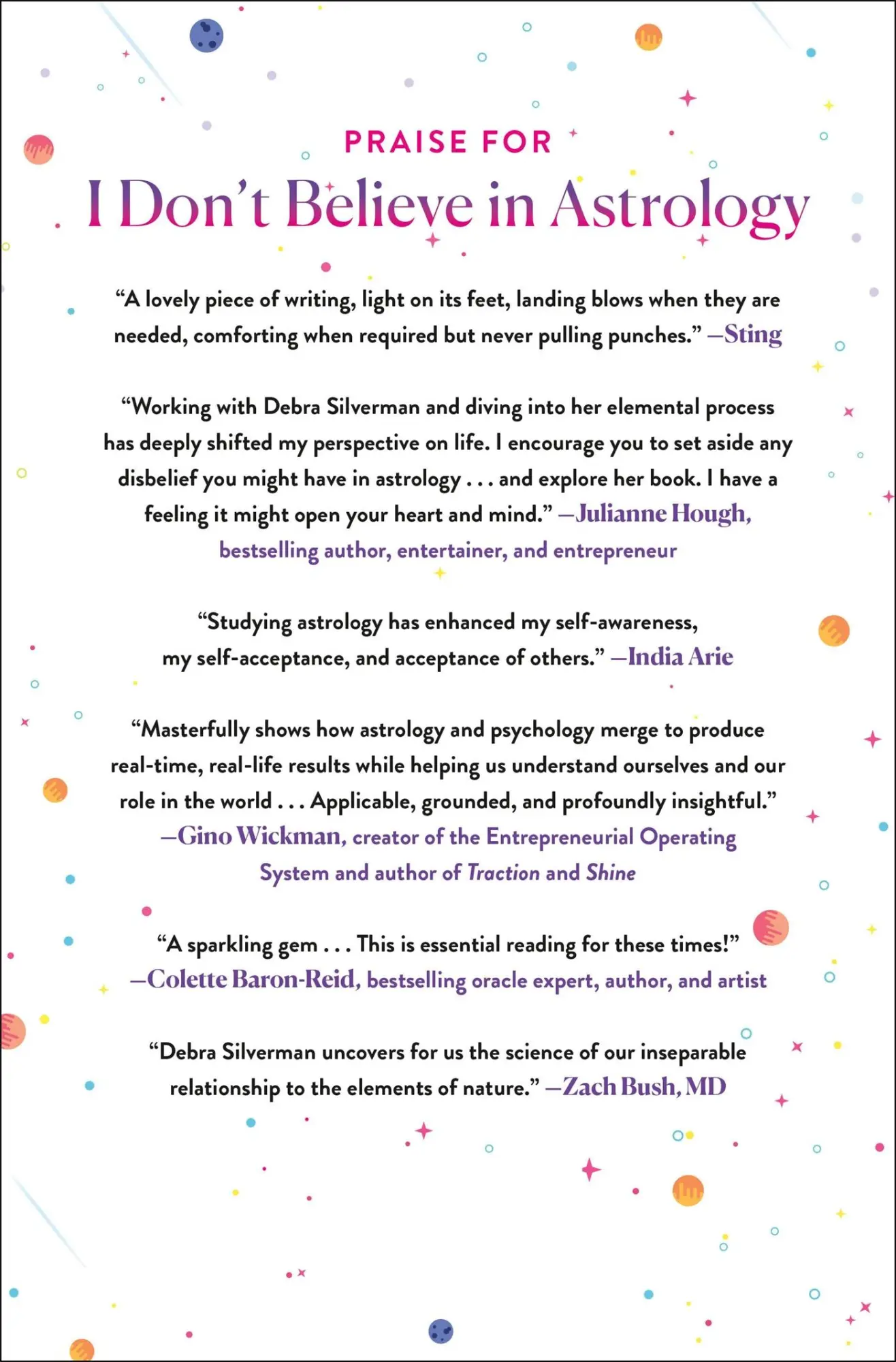 Rückseite: 9781250342393 | I Don't Believe in Astrology | Debra Silverman | Buch | Englisch